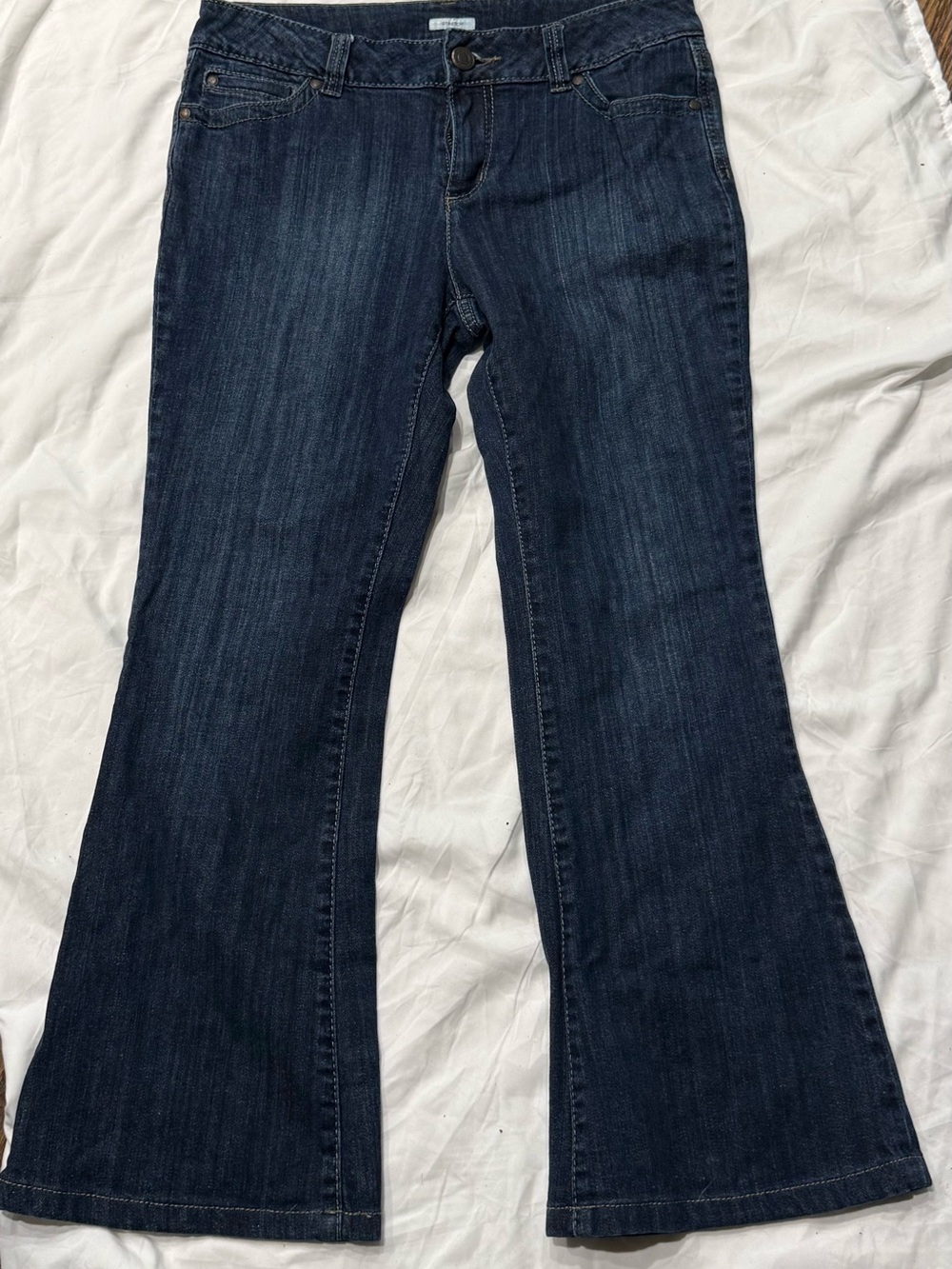 Dark Blue Women's Flared Jeans